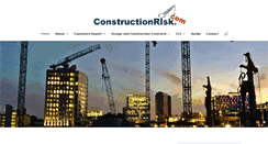Desktop Screenshot of constructionrisk.com